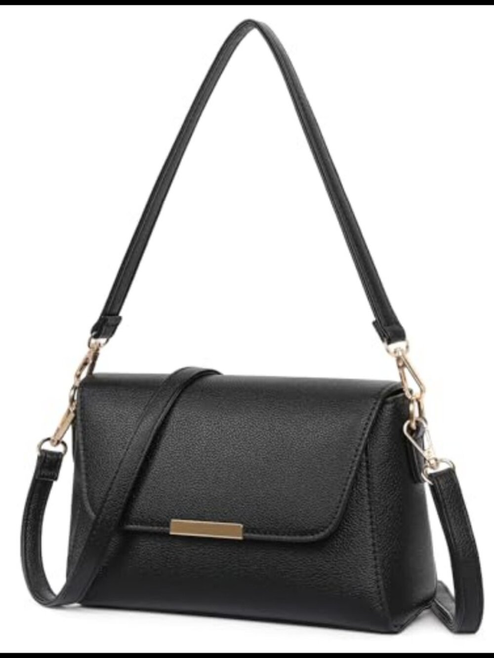 Small PU Leather Crossbody Bag Women Adjustable Strap Shoulder Purse